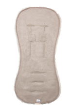 Lammeskinn Seatliner i 100 % merinoull fra Tinkafu til barnevogn – mulesing-fri, Oeko-Tex sertifisert og tilpasset 5-punktsele