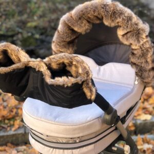 Vognmuffe faux fur - Bilde 3
