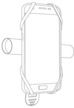 Mobiltelefonholder til barnevogn og sykkel