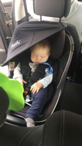 TInkafu solskjerm på bilstol Besafe