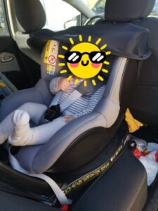 Tinkafu solskjerm på Britax Rømer