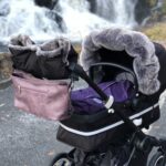 Tinkafu muffe med grå fake fur