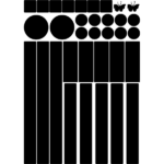 Refleks til understell svart Tinkafu