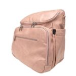 Stellesekk Round til barnevogn fra Tinkafu blush pink på skrå_result