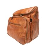 Stellesekk Round til barnevogn fra Tinkafu cognac på skrå_result